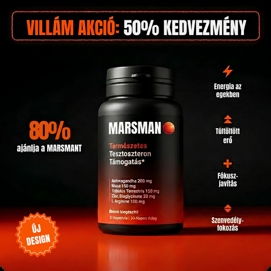 MARSMAN™ - Természetes tesztoszteron támogatás | Elfogyott